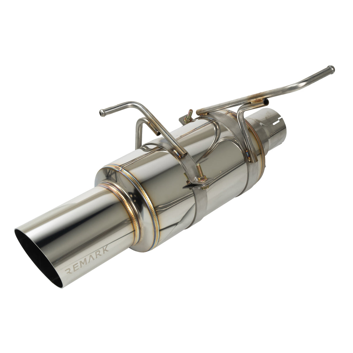 Remark 2015+ Subaru WRX/STI (VA) R1-Spec Single-Exit Cat-Back Exhaust w/ Stainless Steel Muffler - RK-C1076S-01