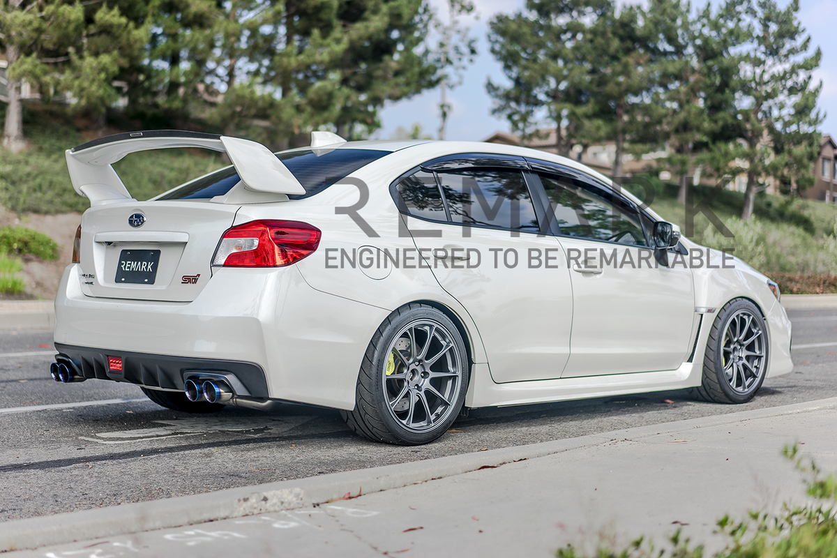 Remark 2015+ Subaru WRX/STI VA Axle Back Exhaust w/Stainless Steel Single Wall Tip - RO-TSVA-S