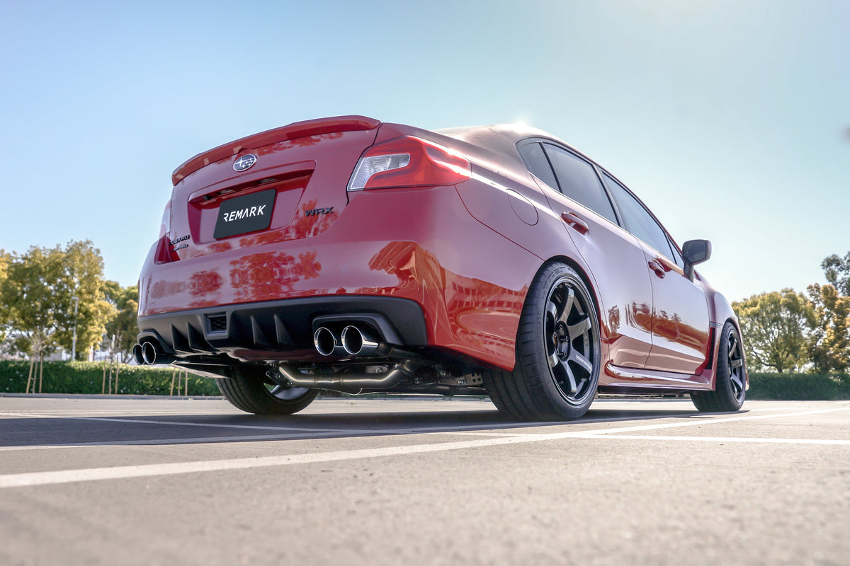 Remark 2015+ Subaru WRX/STI VA Axle Back Exhaust w/Stainless Steel Single Wall Tip - RO-TSVA-S