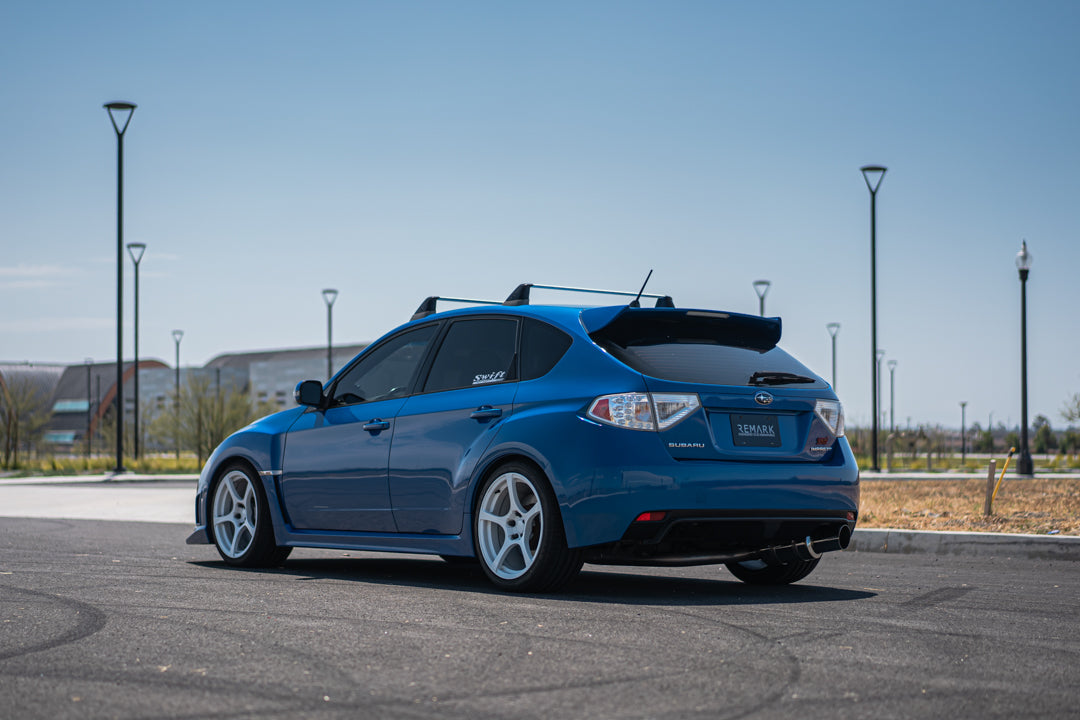 Remark 08-14 Subaru WRX / STI Hatch Cat-Back Exhaust R1 Spec Single Exit Stainless Steel - RK-C1076S-02