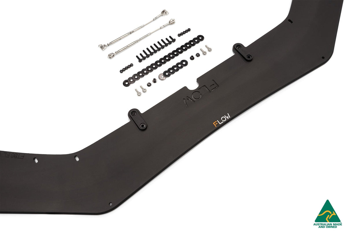 Flow Designs - Toyota 86 Front Lip Splitter V2 (With Support Rods)