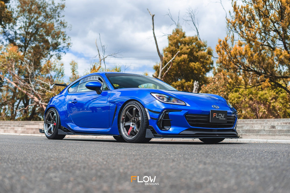 Flow Designs - ZD8 BRZ STI Side Skirt Splitters (GLOSS: Pair)