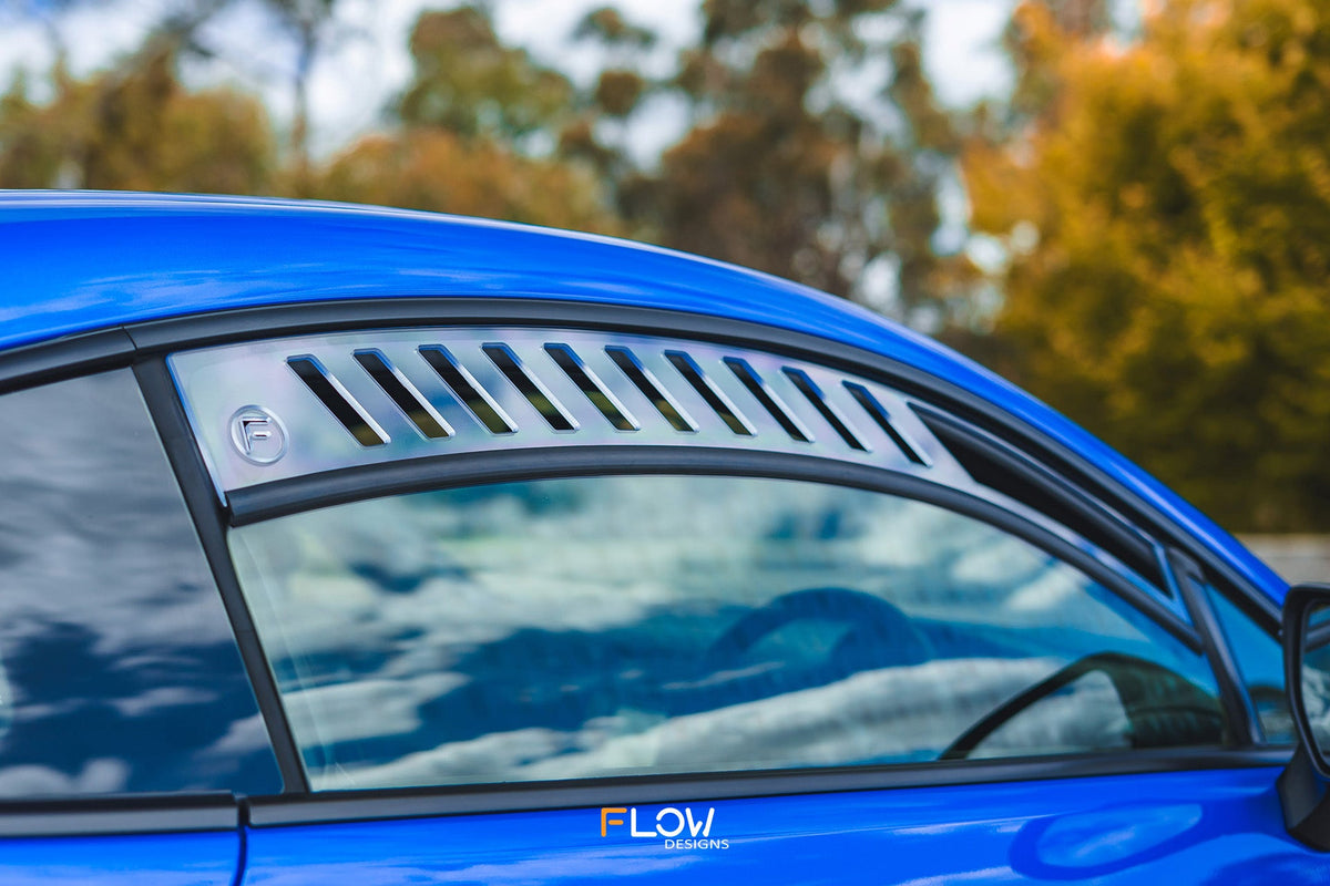 Flow Designs - ZD8 BRZ STI Window Vents (Pair)