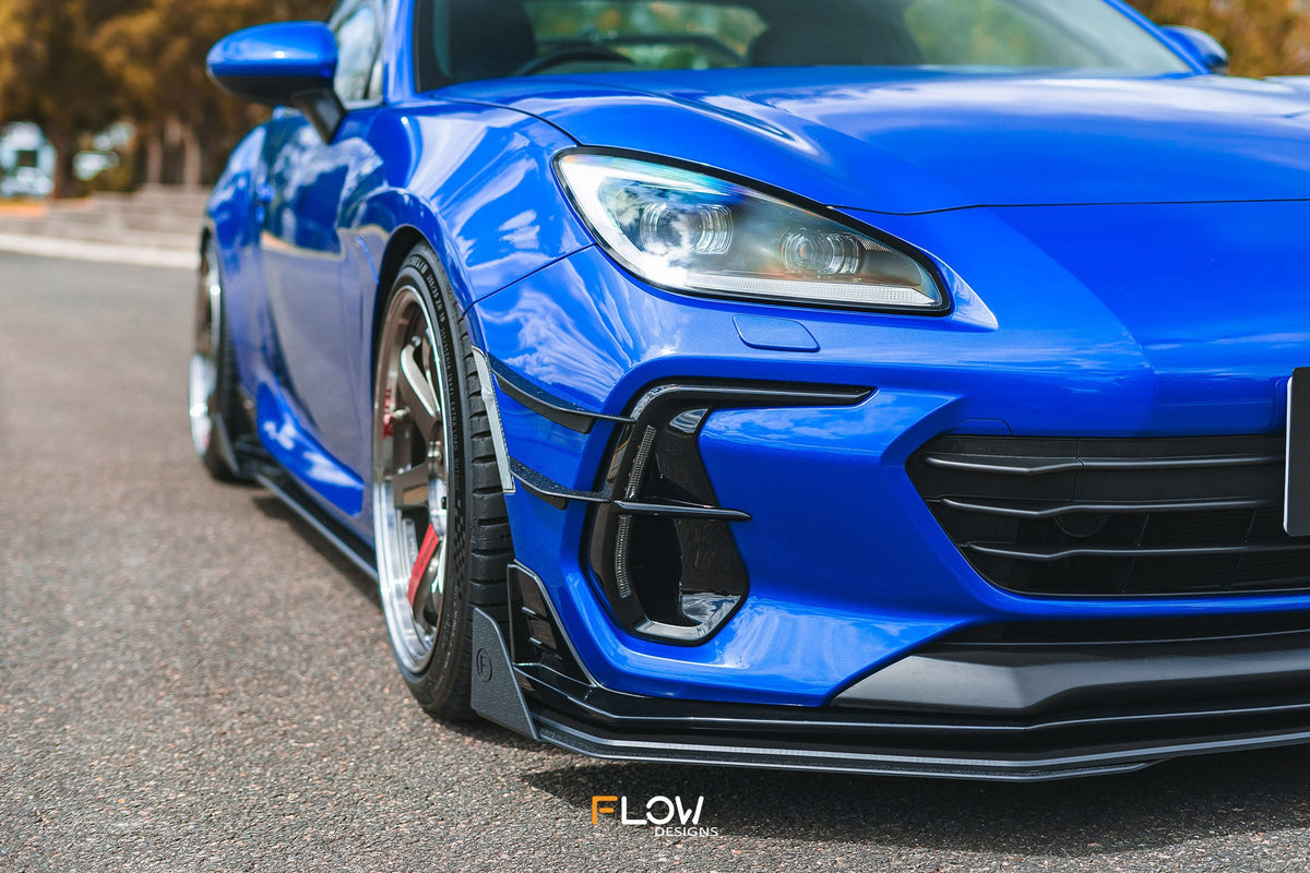 Flow Designs - ZD8 BRZ STI Front Bumper Canards