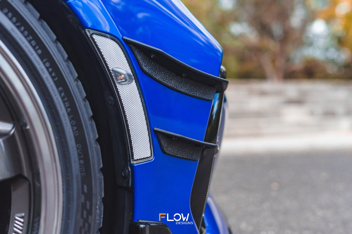 Flow Designs - ZD8 BRZ STI Front Bumper Canards