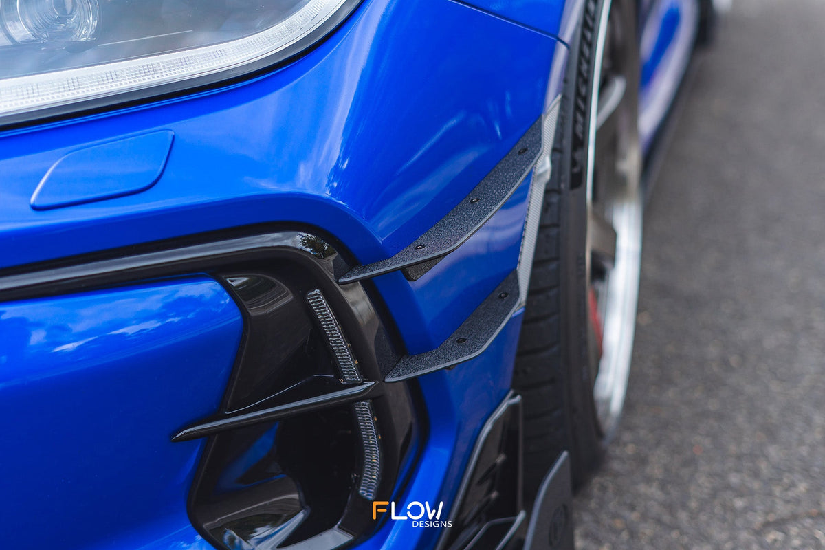 Flow Designs - ZD8 BRZ STI Front Bumper Canards