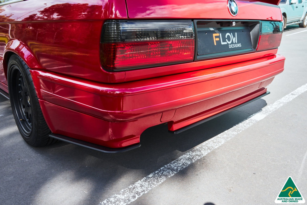 Flow Designs - E30 M-Tech 2 Rear Bumper Extension (2 Piece)
