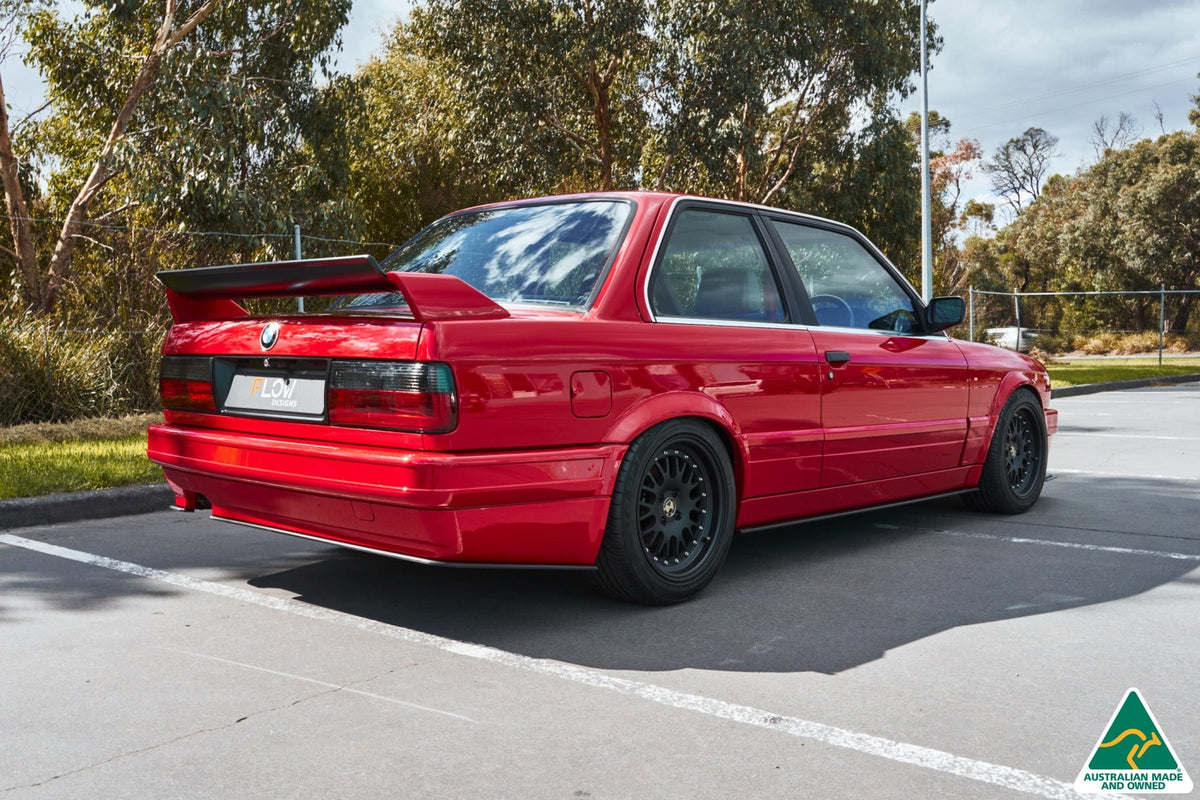 Flow Designs - E30 M-Tech 2 Rear Bumper Extension (2 Piece)