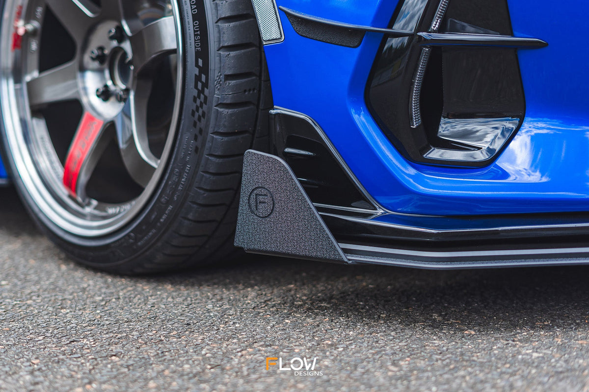 Flow Designs - ZD8 BRZ STI Front Lip Splitter Winglets (Pair)