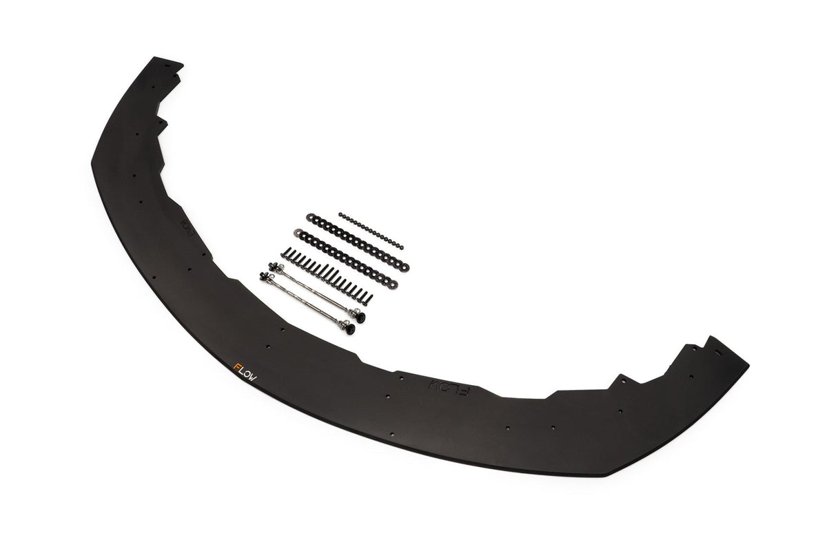 Flow Designs - Lancer Evolution VIII Front Lip Splitter With Support Rods