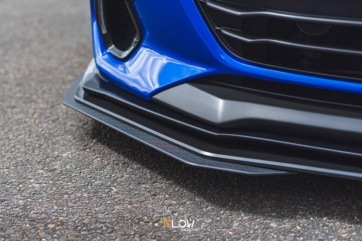 Flow Designs - ZD8 BRZ STI Front Lip Splitter Extensions (Pair)