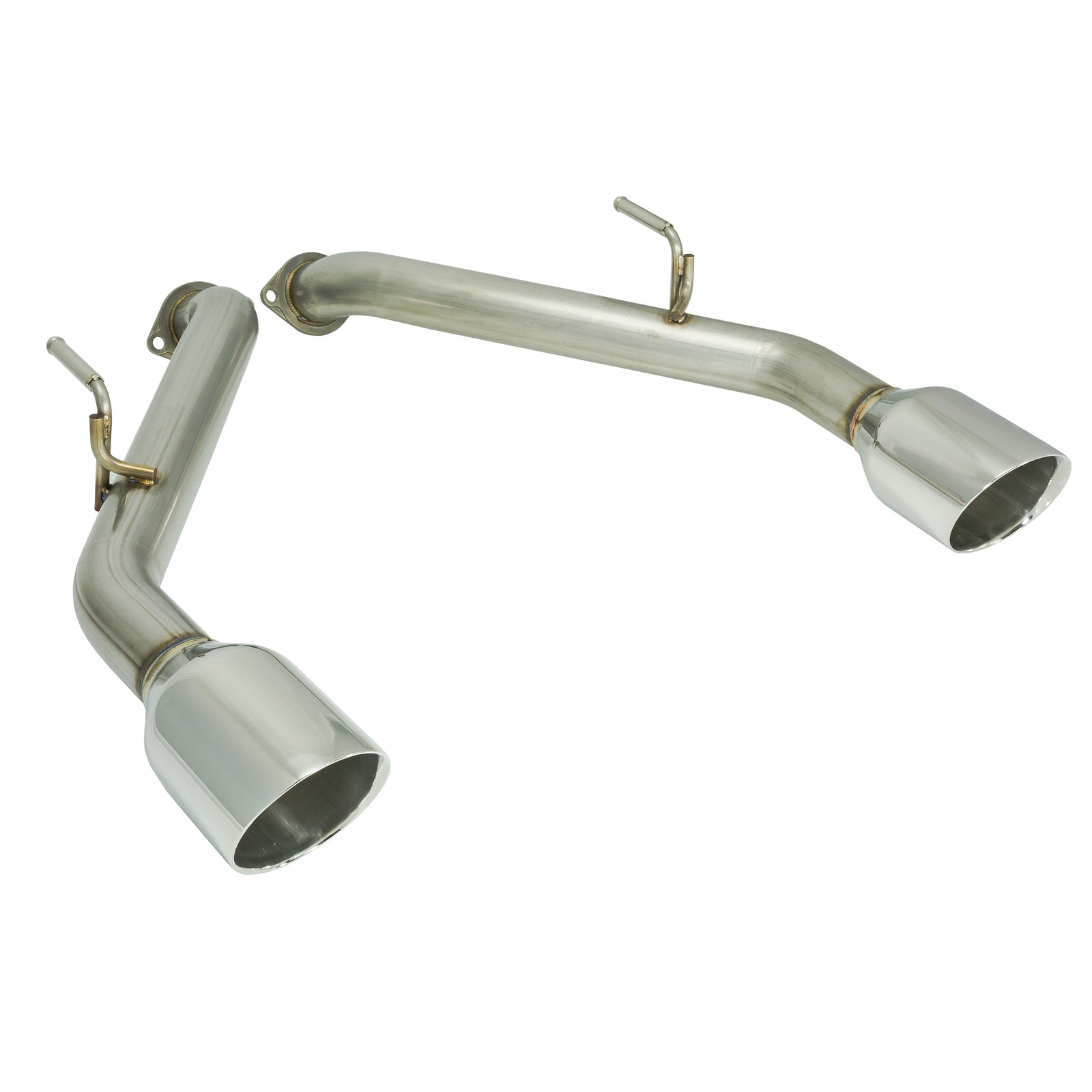 Remark 2014+ Infiniti Q50 Axle Back Exhaust w/Burnt Stainless Double Wall Tip - RO-TTQ5-D
