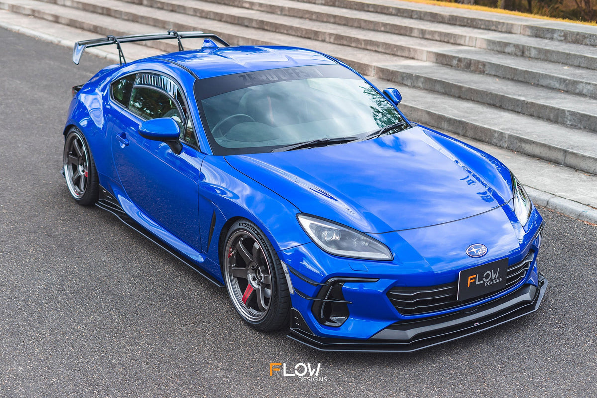 Flow Designs - ZD8 BRZ STI Side Skirt Splitters (GLOSS: Pair)