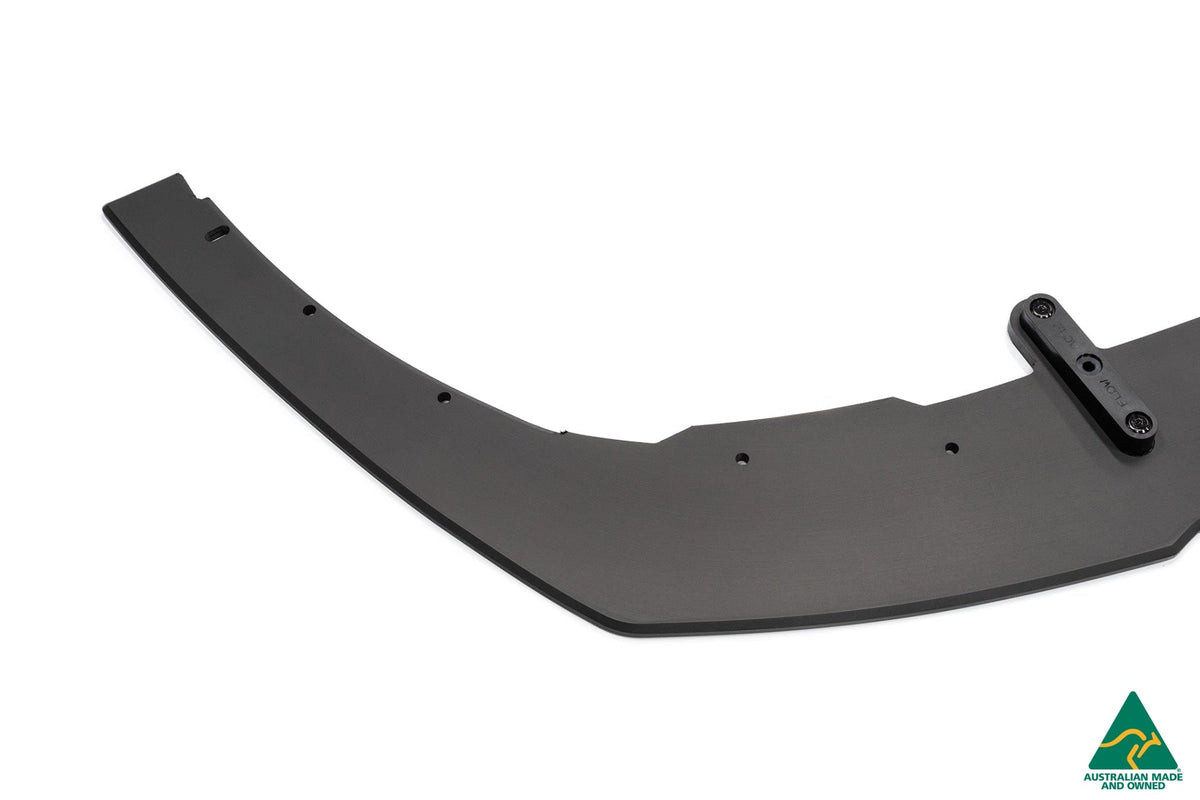 Flow Designs - Lancer Ralliart CJ Front Splitter V2.5 With Support Rods