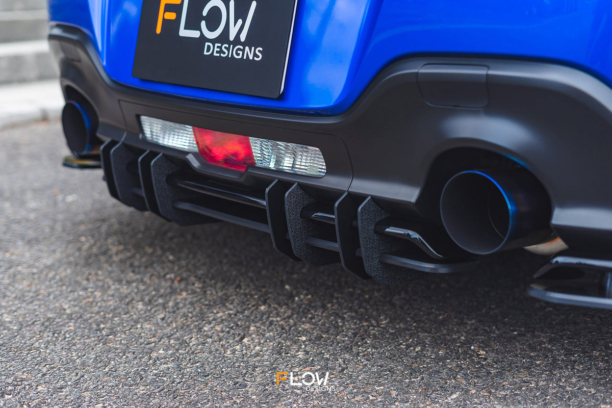 Flow Designs - ZD8 BRZ STI Flow-Lock Rear Diffuser (GLOSS)