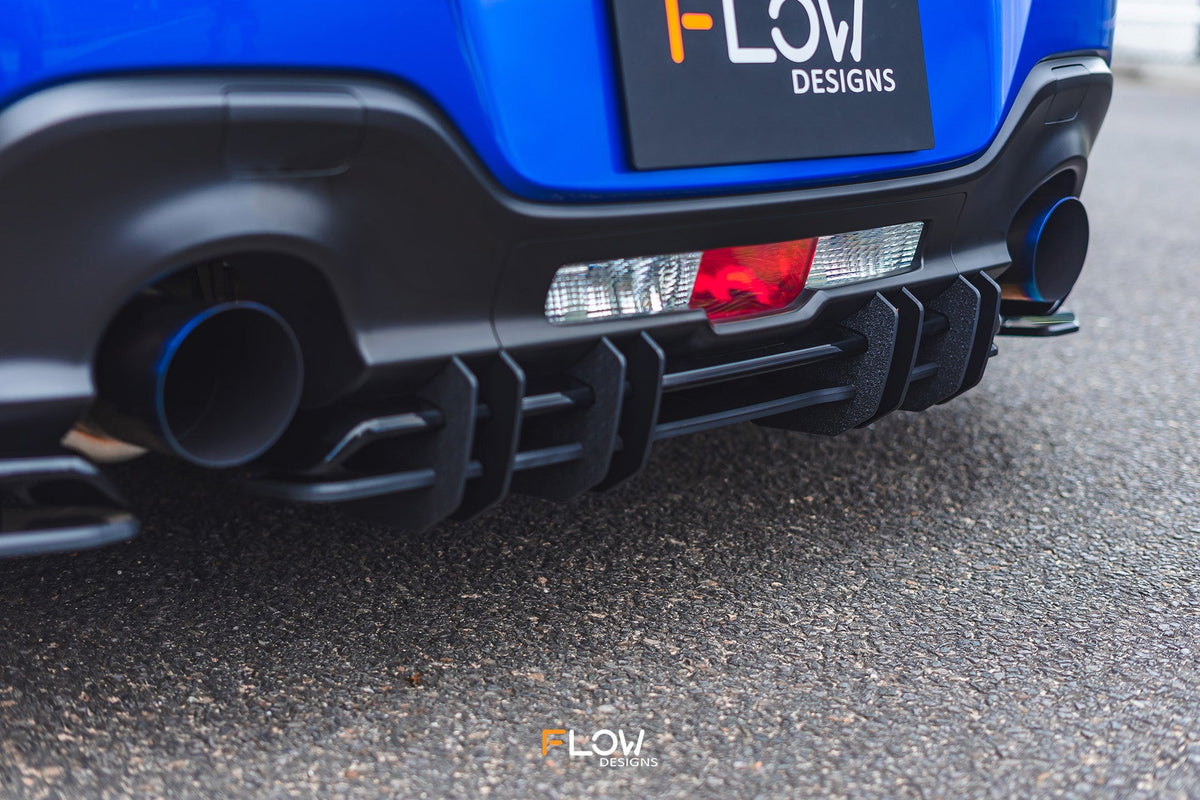 Flow Designs - ZD8 BRZ STI Flow-Lock Rear Diffuser (GLOSS)