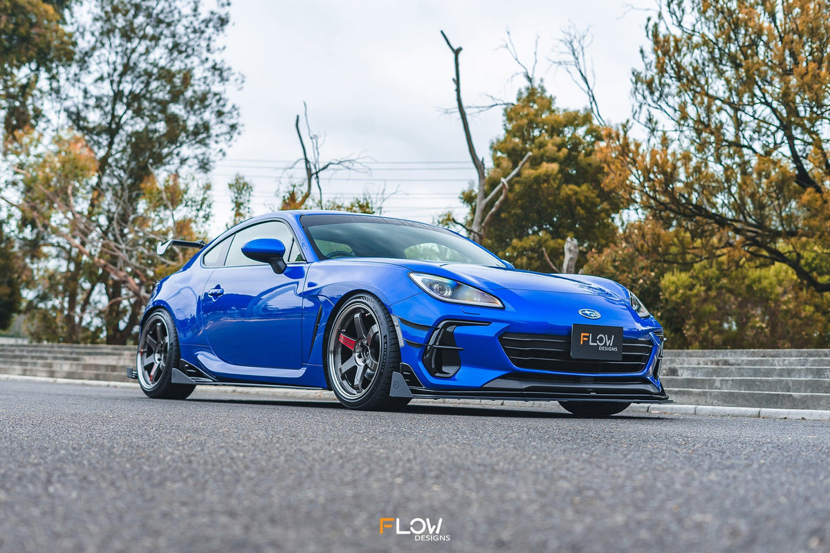 Flow Designs - ZD8 BRZ STI Front Lip Splitter Winglets (Pair)