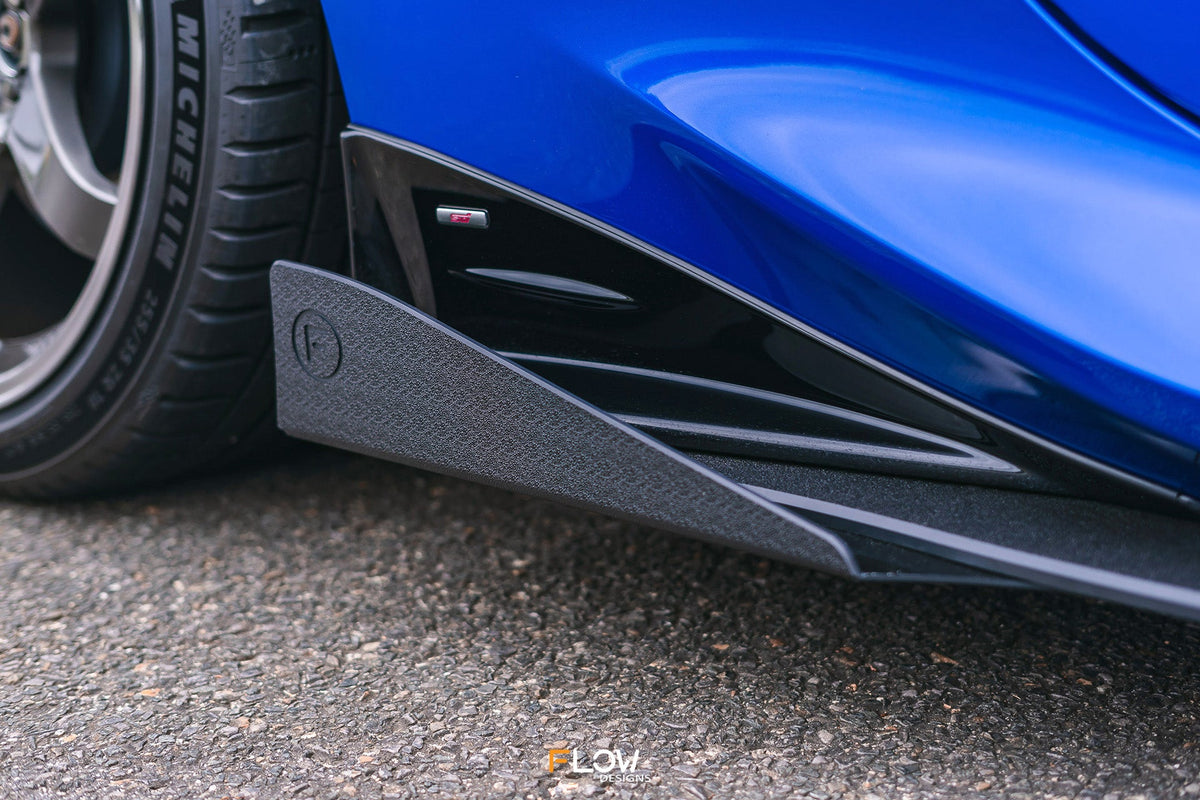 Flow Designs - ZD8 BRZ STI Side Skirt Splitter Winglets (Pair)