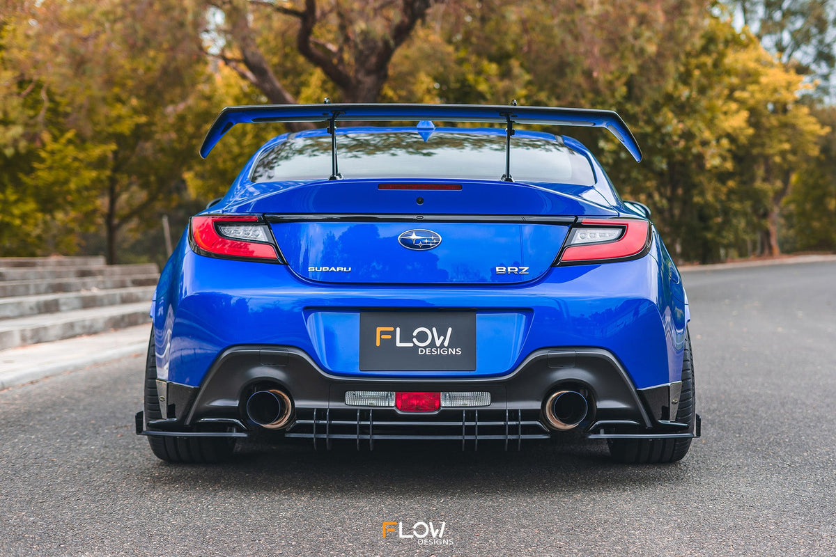 Flow Designs - ZD8 BRZ STI Flow-Lock Rear Diffuser (TEXTURED)