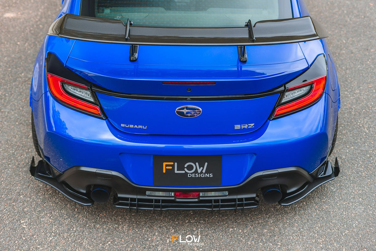 Flow Designs - ZD8 BRZ STI Flow-Lock Rear Diffuser (TEXTURED)