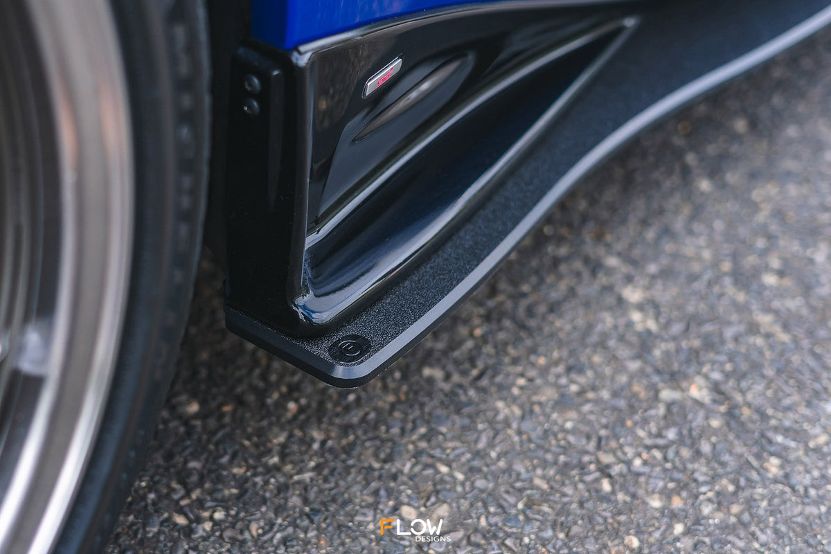 Flow Designs - ZD8 BRZ STI Side Skirt Splitters (TEXTURED: Pair)