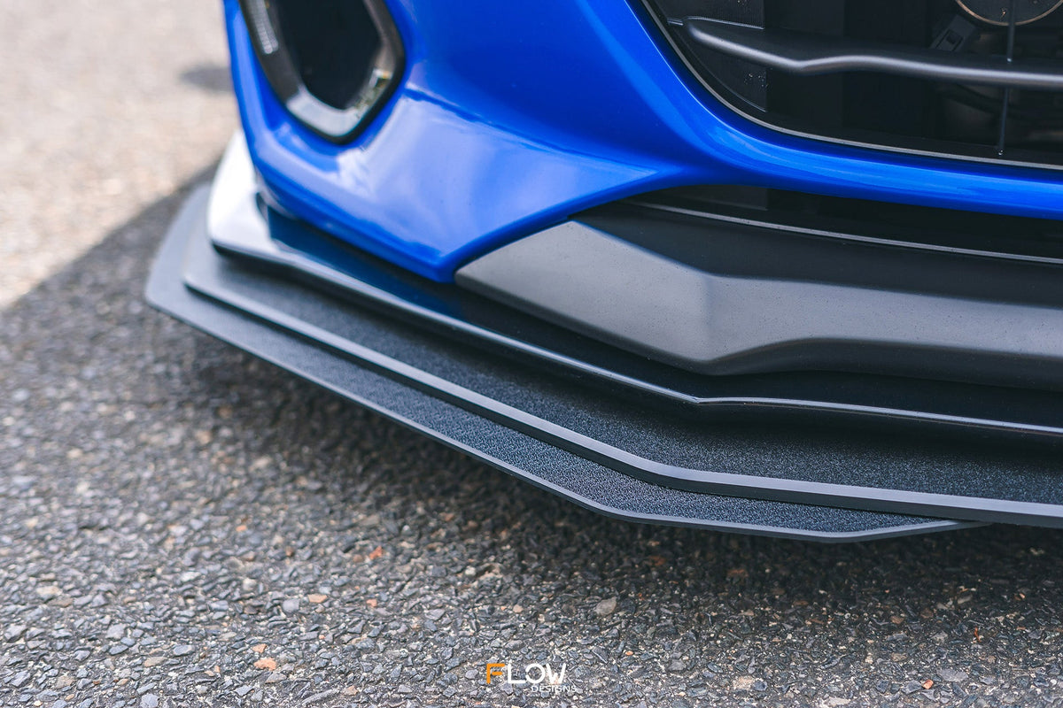 Flow Designs - ZD8 BRZ STI Front Lip Splitter Extensions (Pair)