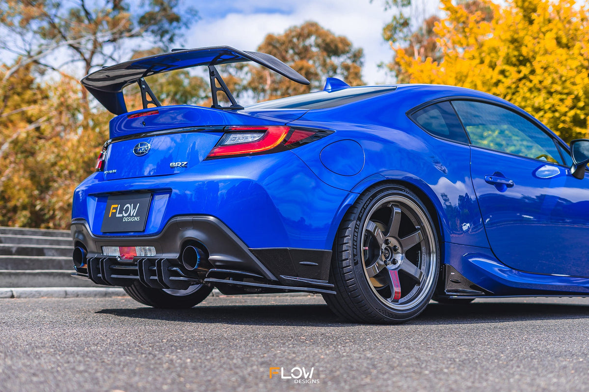 Flow Designs - ZD8 BRZ STI Flow-Lock Rear Diffuser (TEXTURED)