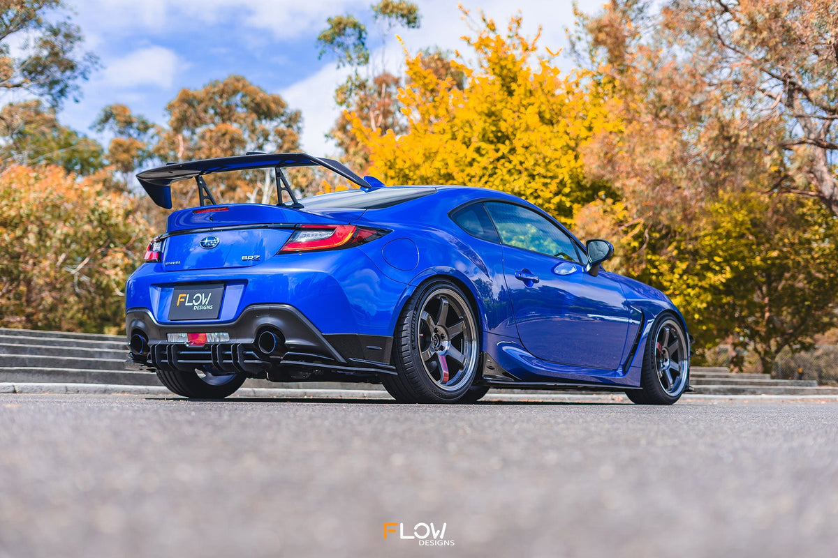 Flow Designs - ZD8 BRZ STI Flow-Lock Rear Diffuser (TEXTURED)