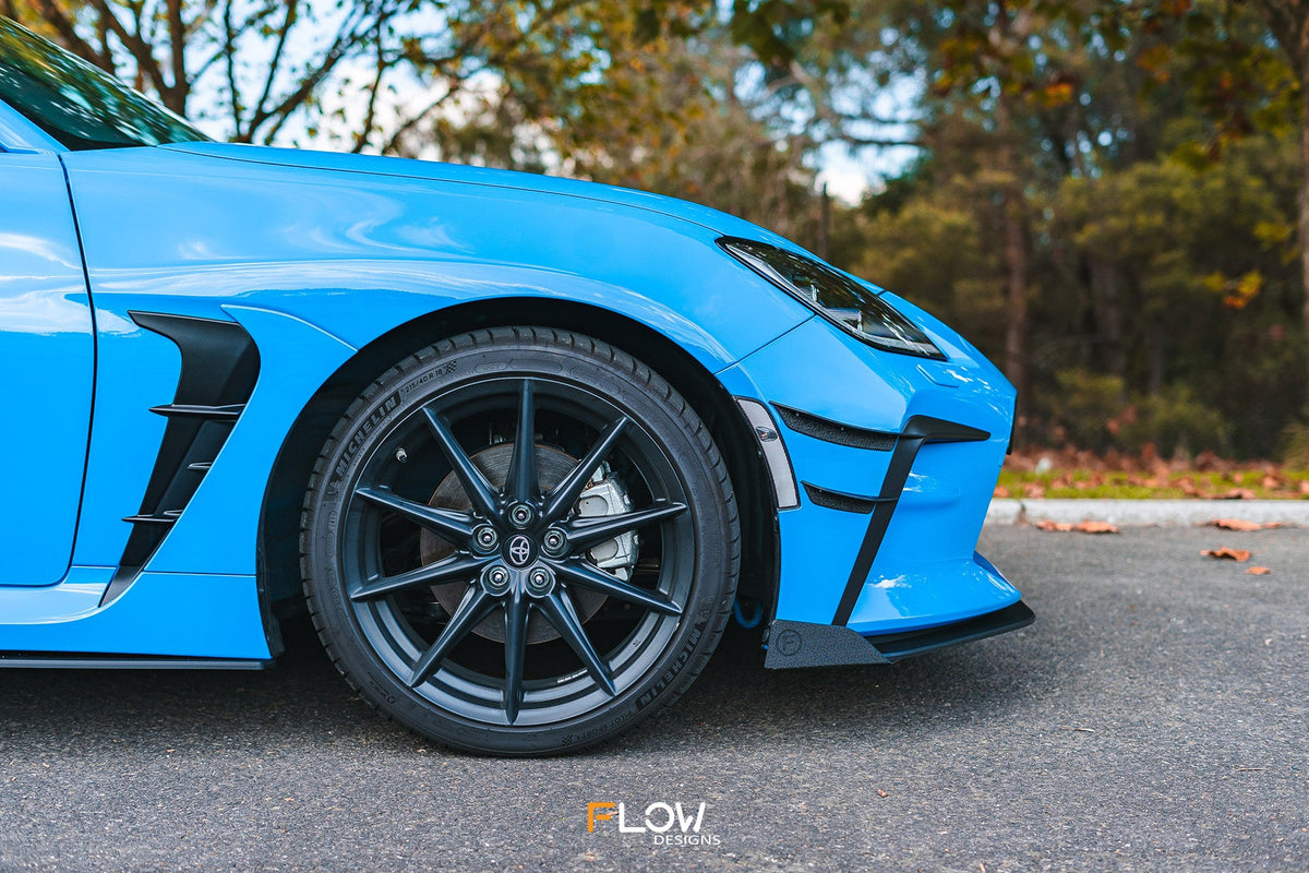 Flow Designs - ZN8 GR86 Front Lip Splitter (TEXTURED)