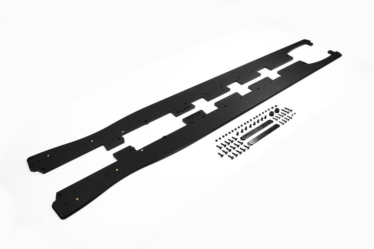 Flow Designs - ZD8 BRZ STI Side Skirt Splitters (TEXTURED: Pair)
