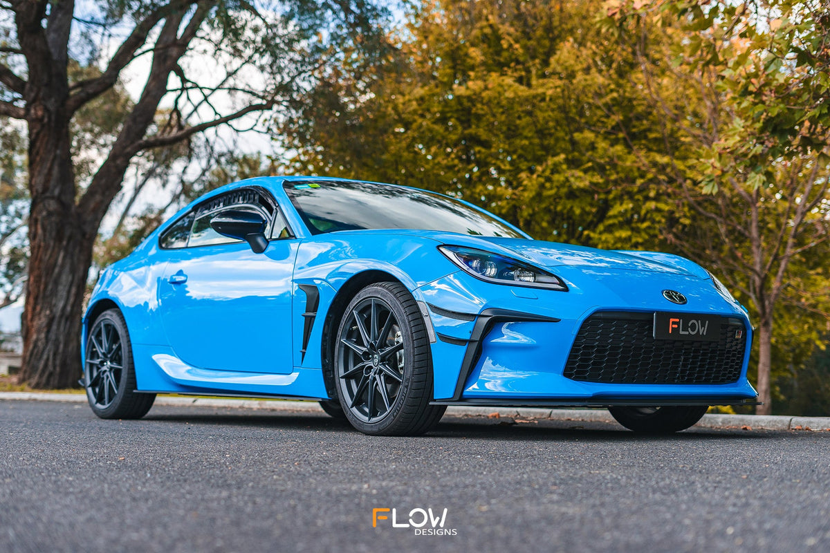 Flow Designs - ZN8 GR86 Front Lip Splitter (TEXTURED)