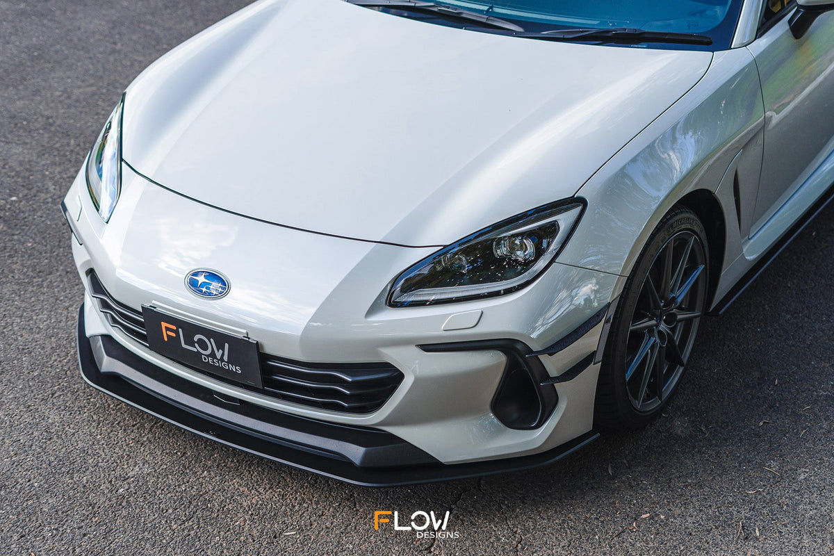Flow Designs - ZD8 BRZ Front Bumper Canards