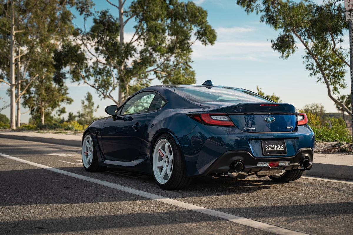 REMARK Elite Spec CatBack Exhaust, Toyota GR86 / Subaru BRZ 2022+, Stainless Steel Tip Cover - RK-C2063T-04