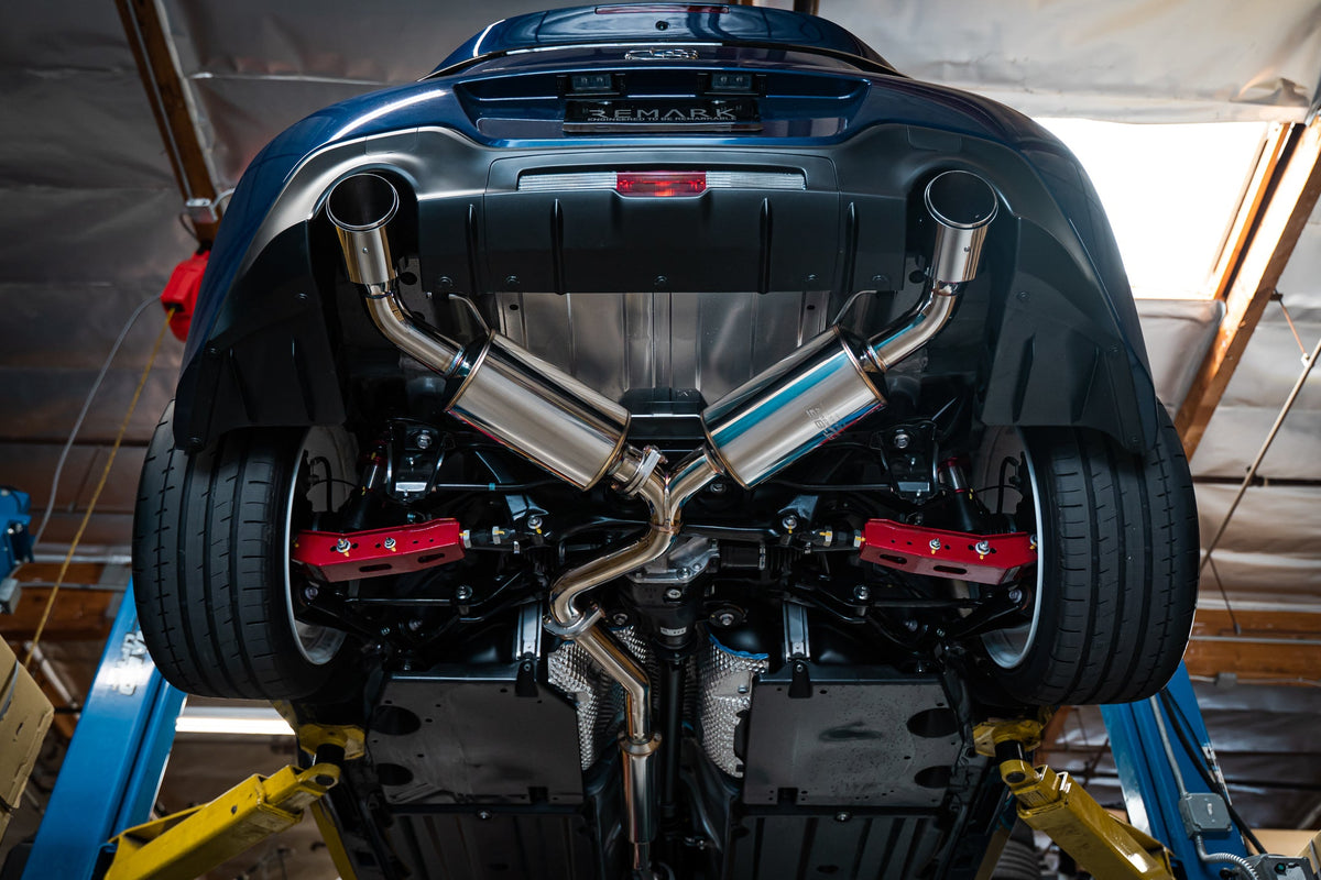 REMARK Elite Spec CatBack Exhaust, Toyota GR86 / Subaru BRZ 2022+, Stainless Steel Tip Cover - RK-C2063T-04