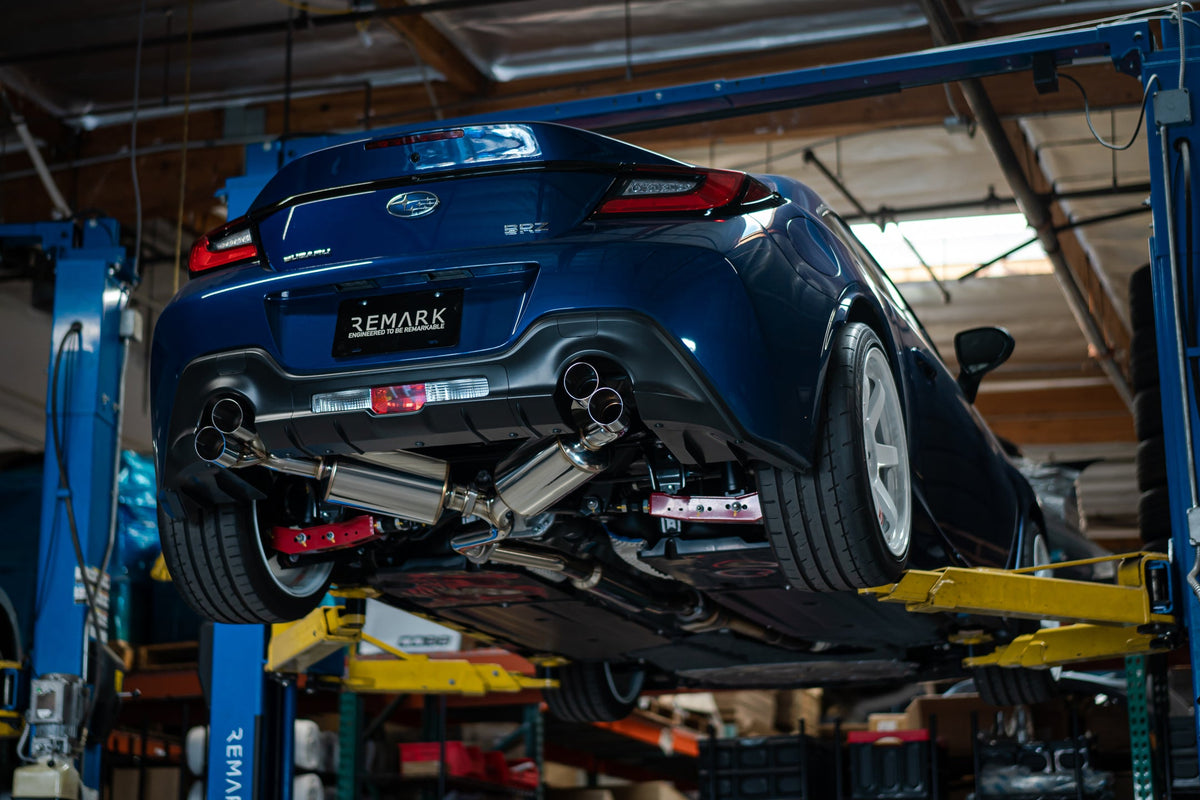 REMARK Sports Touring CatBack Exhaust, Toyota GR86 / Subaru BRZ 2022+, Stainless Steel Tip - RK-C4063T-04
