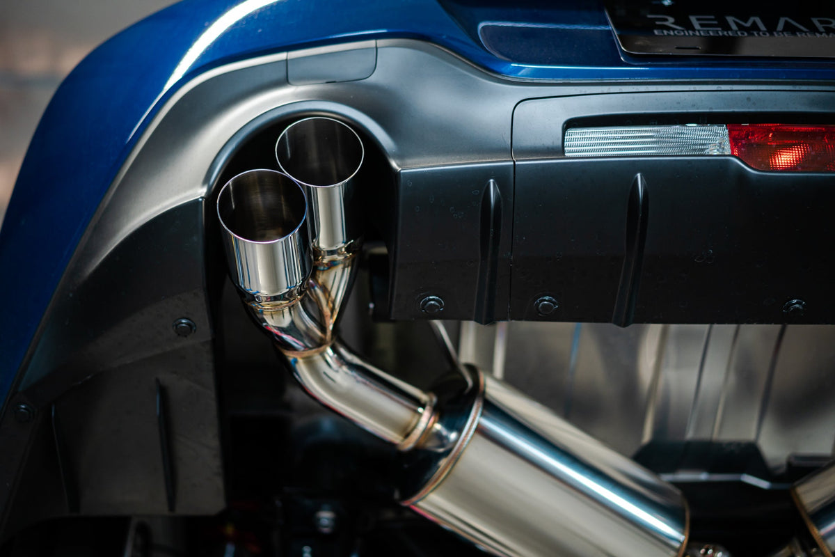 REMARK Sports Touring CatBack Exhaust, Toyota GR86 / Subaru BRZ 2022+, Stainless Steel Tip - RK-C4063T-04