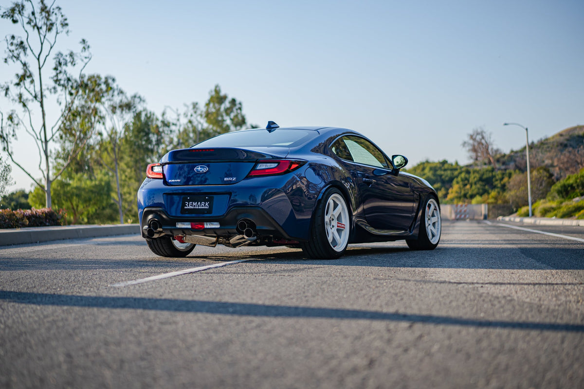 REMARK Sports Touring CatBack Exhaust, Toyota GR86 / Subaru BRZ 2022+, Stainless Steel Tip - RK-C4063T-04