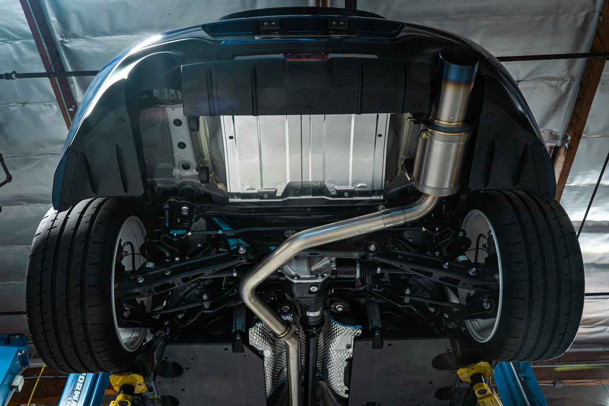 Remark 2022+ Toyota GR86 / Subaru BRZ Burnt Titanium Catback Exhaust System - RK-C1063T-04T