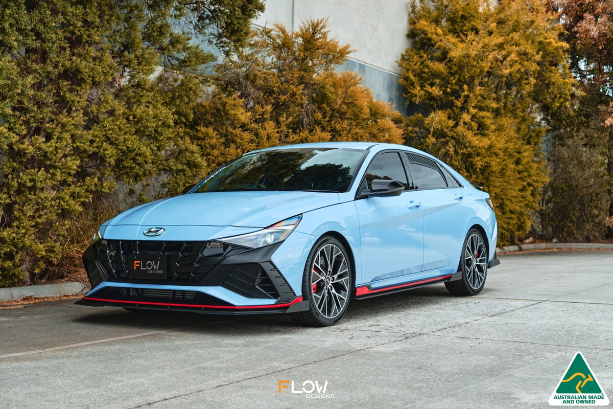 Flow Designs - CN7 Elantra N Sedan 2021 Front Lip Splitter Winglets (Pair)