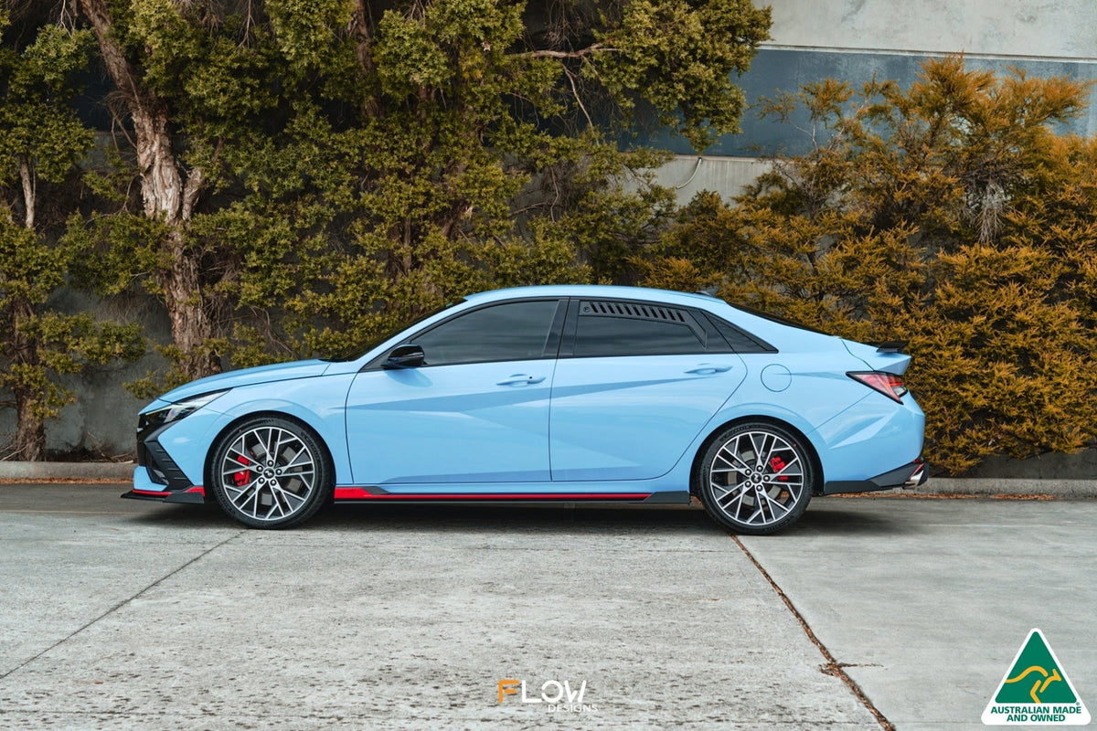 Flow Designs - CN7 Elantra N Sedan 21-23 Side Skirt Splitters (Pair)