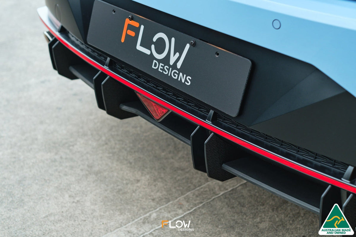 Flow Designs - CN7 Elantra N Sedan 21-23 Flow-Lock Rear Diffuser