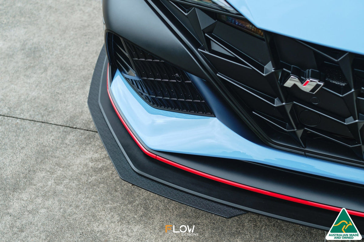 Flow Designs - CN7 Elantra N Sedan 21-23 Front Lip Splitter Extensions (Pair)