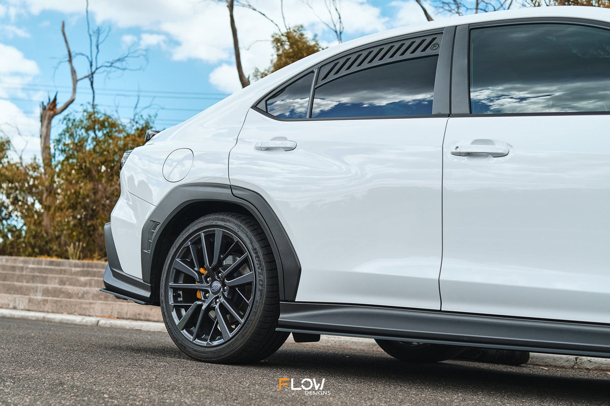 Flow Designs - VB WRX Rear Spats (TEXTURED; Pair)