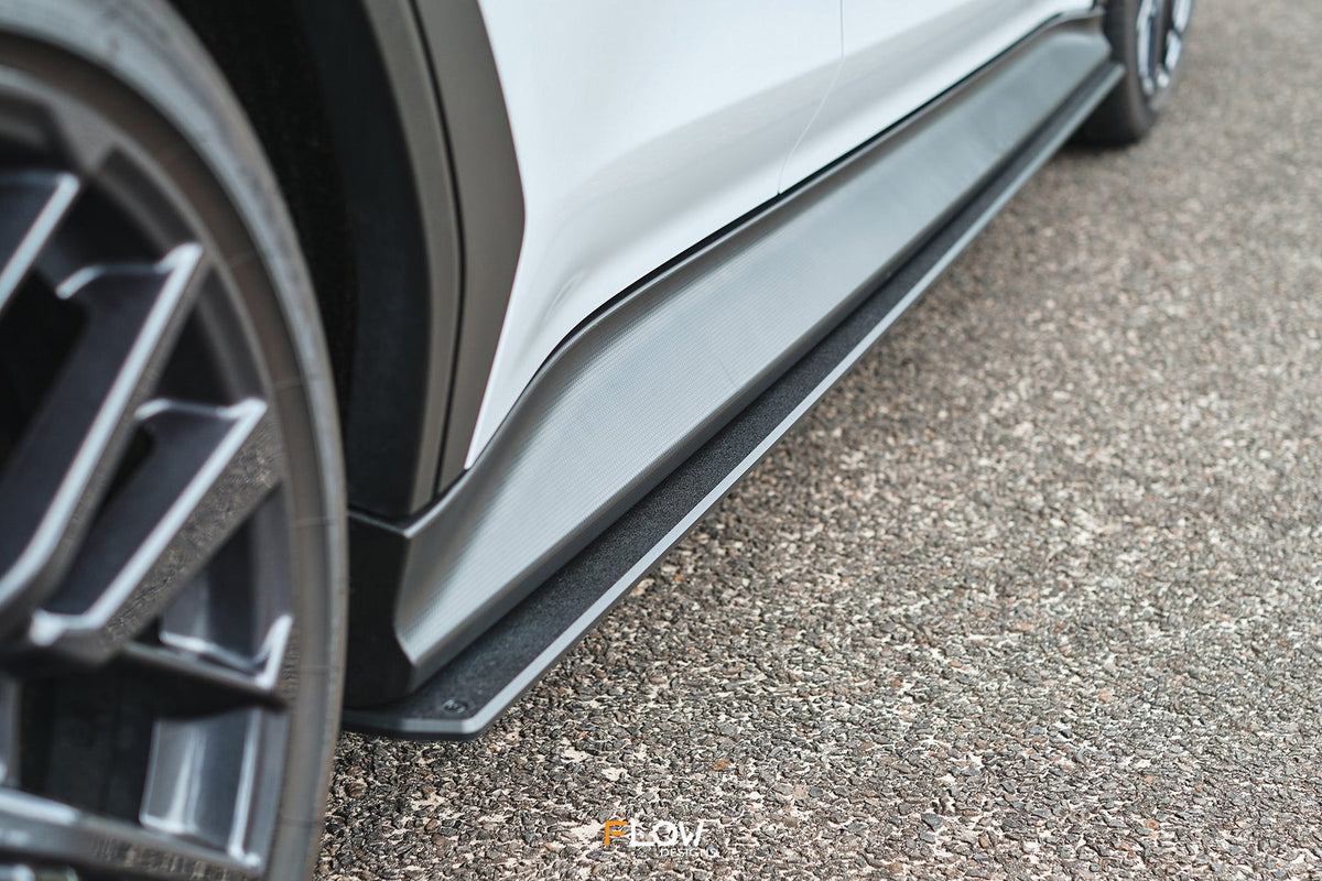 Flow Designs - VB WRX Side Skirt Splitters (TEXTURED: Pair)