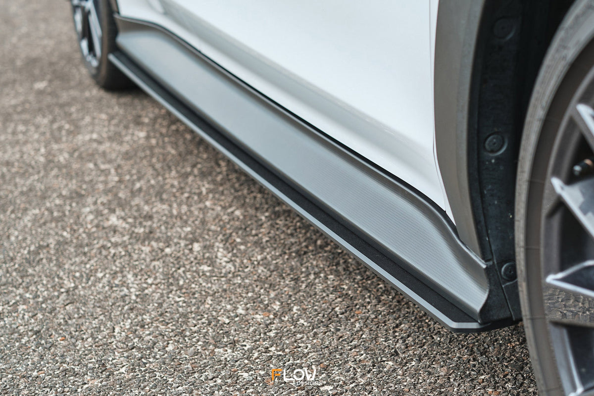 Flow Designs - VB WRX Side Skirt Splitters (TEXTURED: Pair)