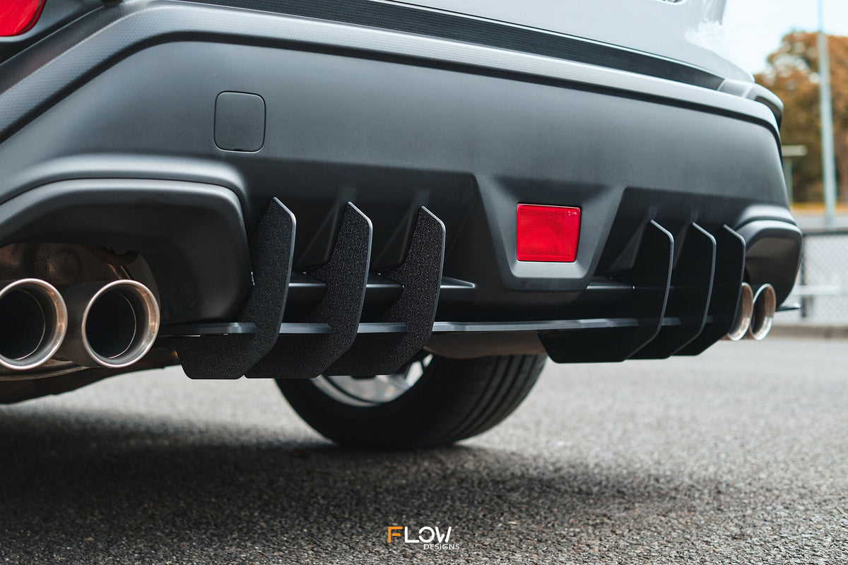 Flow Designs - VB WRX Flow-Lock Rear Diffuser (TEXTURED)