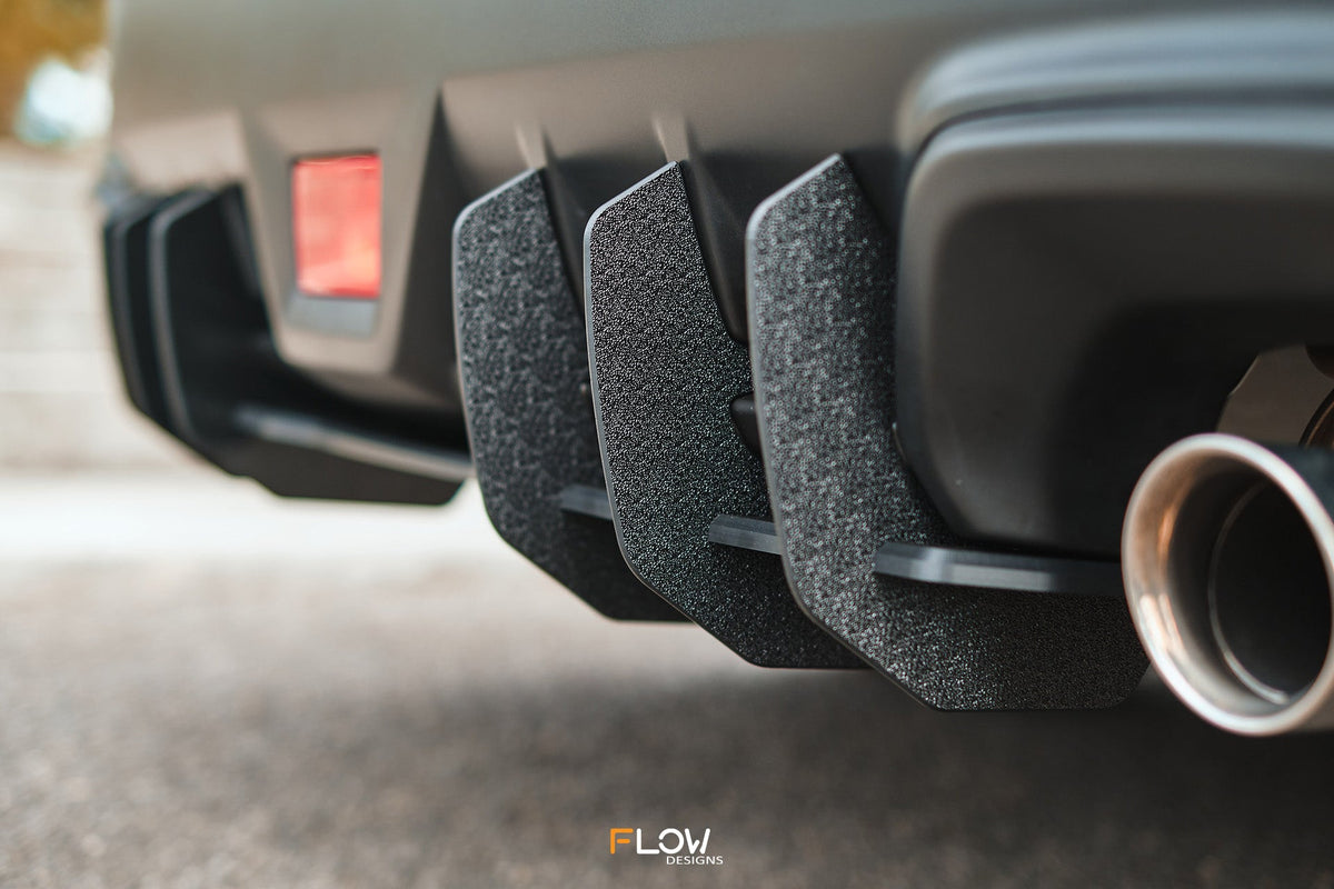 Flow Designs - VB WRX Flow-Lock Rear Diffuser (TEXTURED)