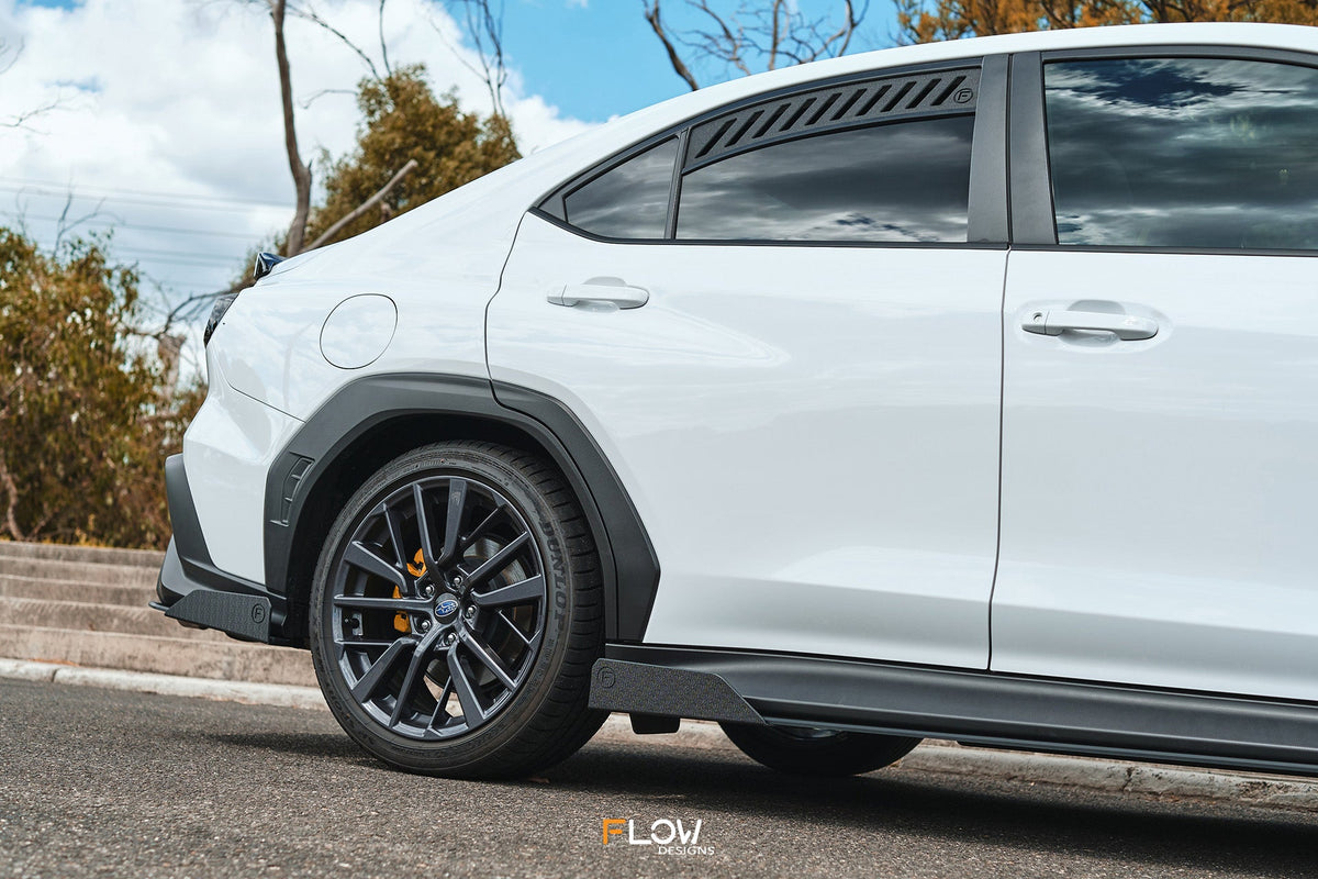 Flow Designs - VB WRX Rear Spats (TEXTURED; Pair)
