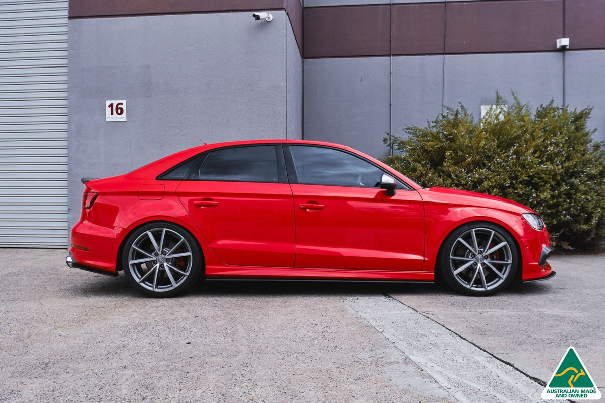 Flow Designs - S3 8V Sedan Pre-Facelift Side Skirt Splitters V3 (Pair)