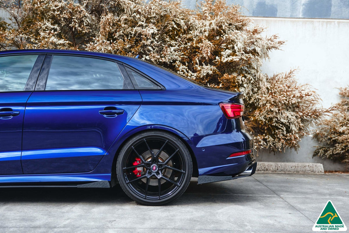 Flow Designs - S3 8V Sedan FL Side Skirt Splitter Winglets (Pair)